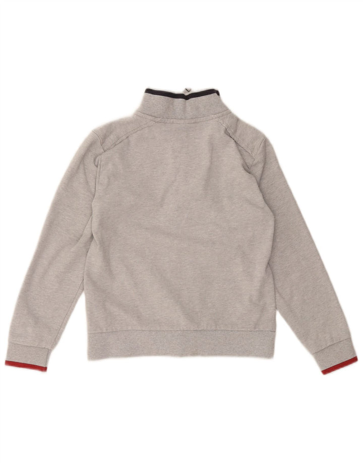 Jaqueta de treino gráfico NAPAPIJRI para meninos 9-10 anos algodão cinza