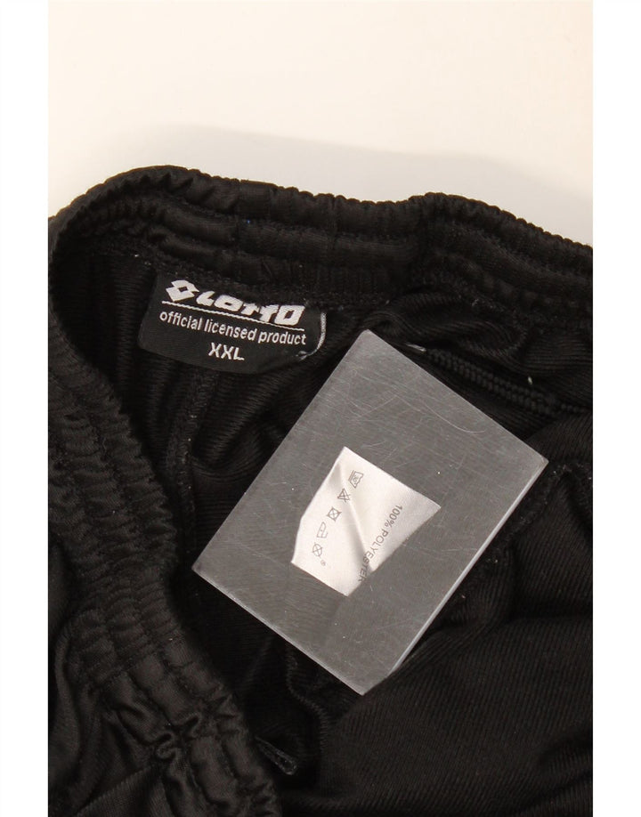 LOTTO Calça de treino masculina Joggers 2XL poliéster preto