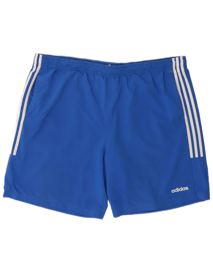 Shorts esportivos masculinos ADIDAS 2XL azul poliéster