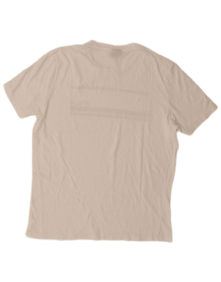 Camiseta masculina estampada Champion grande branca