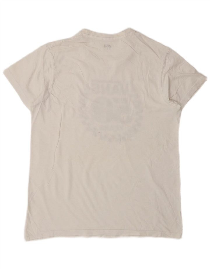 Camiseta masculina Vans Graphic pequena branca