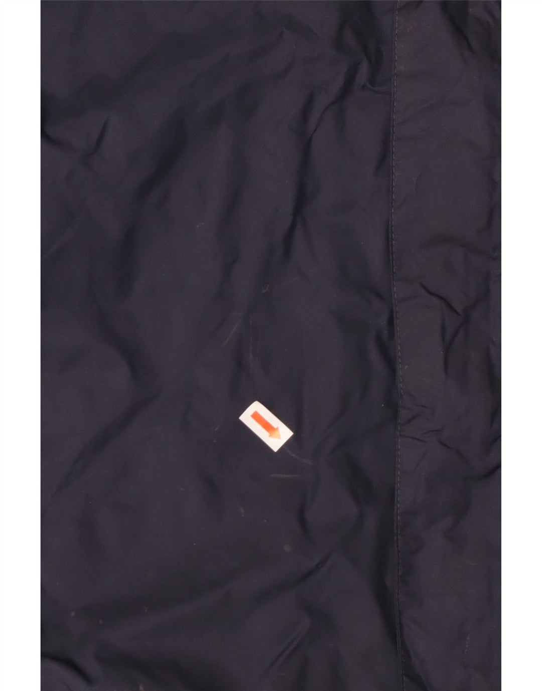 Jaqueta corta-vento masculina Adidas com capuz UK 42 XL azul marinho poliéster