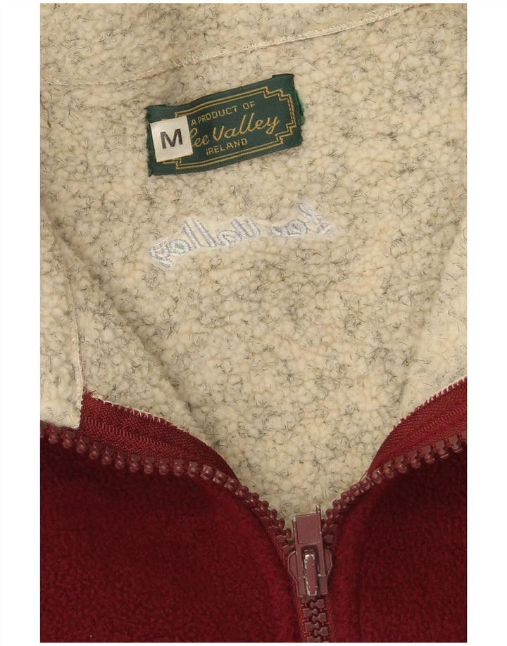 Jaqueta masculina de lã Lee Valley Loose Fit Reino Unido 38 Médio Borgonha