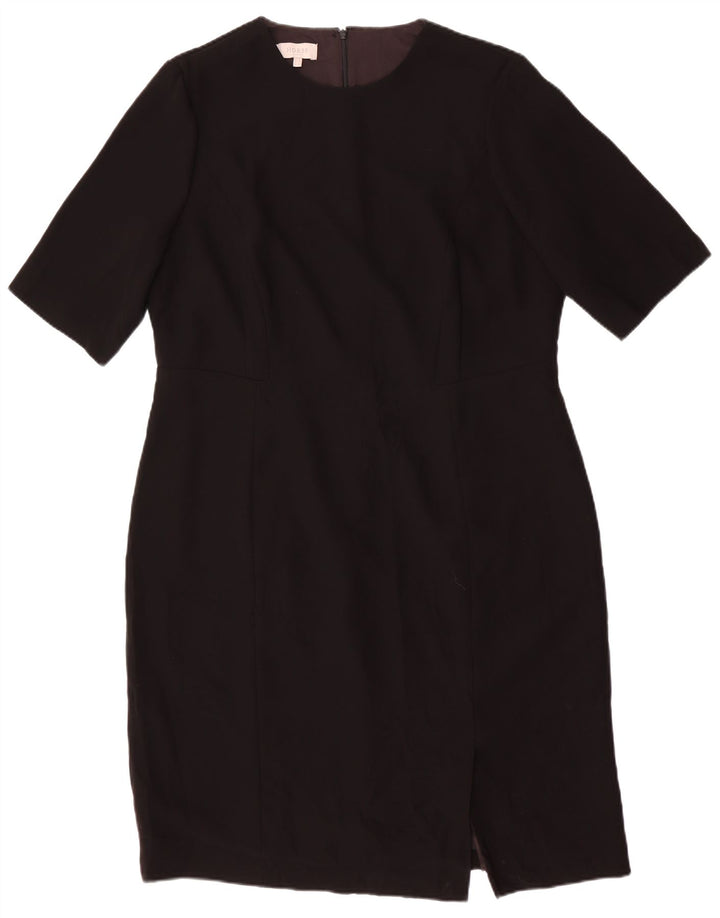 Vestido bainha feminino Hobbs UK 18 XL preto poliéster