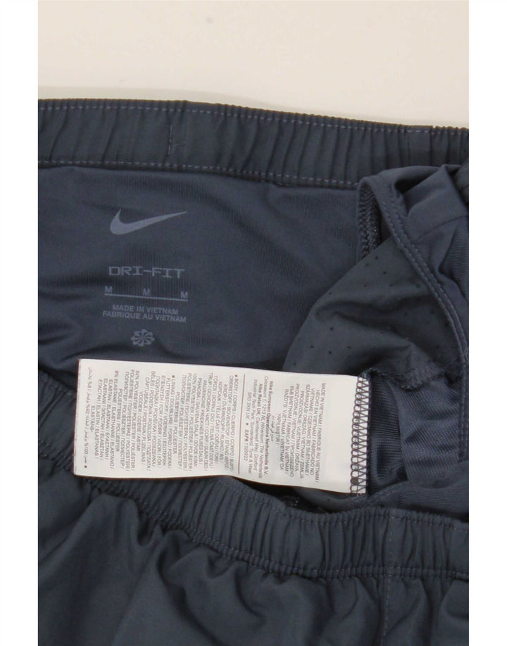Shorts esportivos masculinos Nike Dri Fit médio azul marinho poliéster