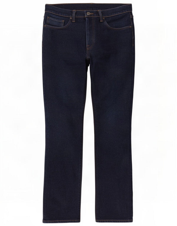 Levi's Mens 511 Slim Tapered Jeans W34 L34 Azul Marinho Algodão