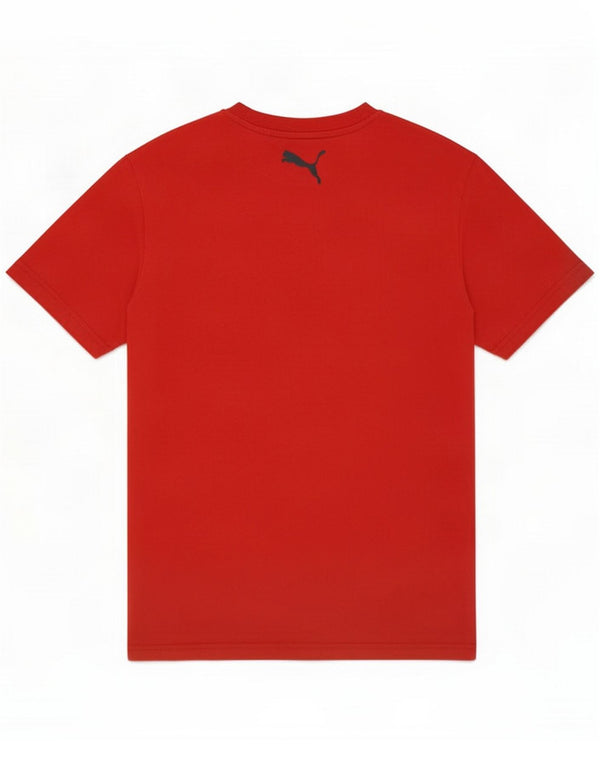 Puma Boys Camiseta gráfica Top 15-16 anos Algodão vermelho
