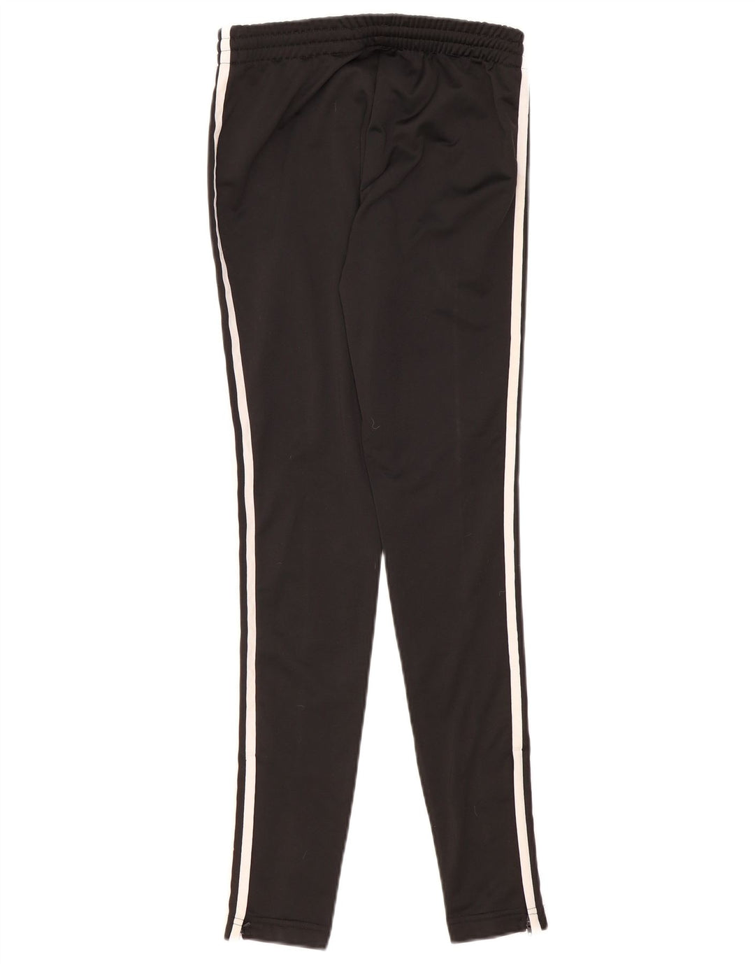Calças de treino femininas Adidas UK 6 XS poliéster preto