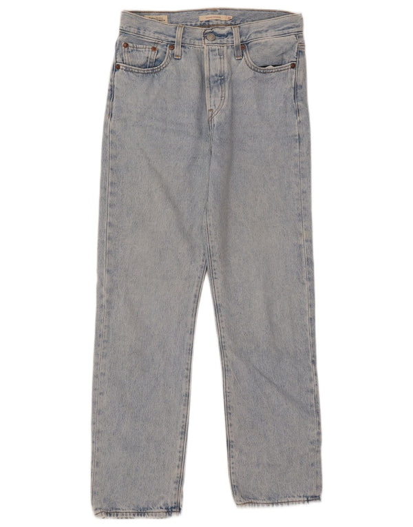 Calça jeans feminina Levi's Wedgie Straight W26 L28 azul algodão