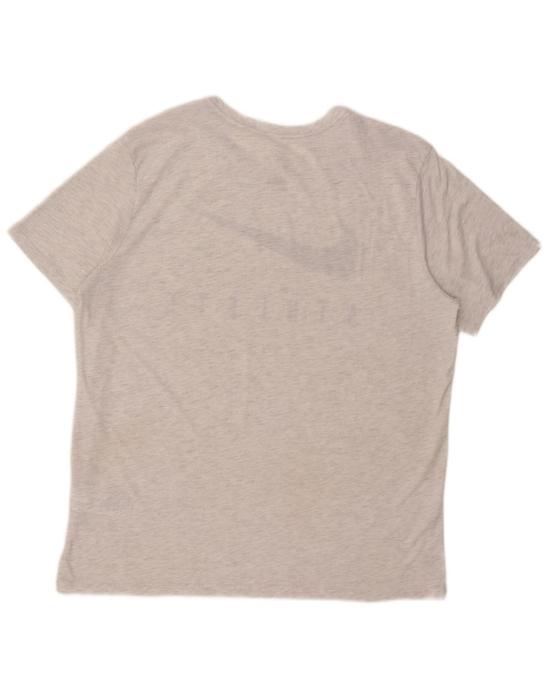 Camiseta masculina Nike Athletic Cut Graphic Top XL cinza manchado de poliéster