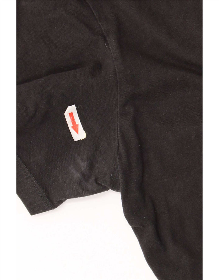 Camiseta masculina Levi's Slim Fit top grande de algodão preto