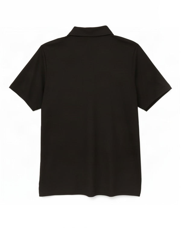 Adidas Mens Aeroready Polo Grande Poliéster Preto Preto