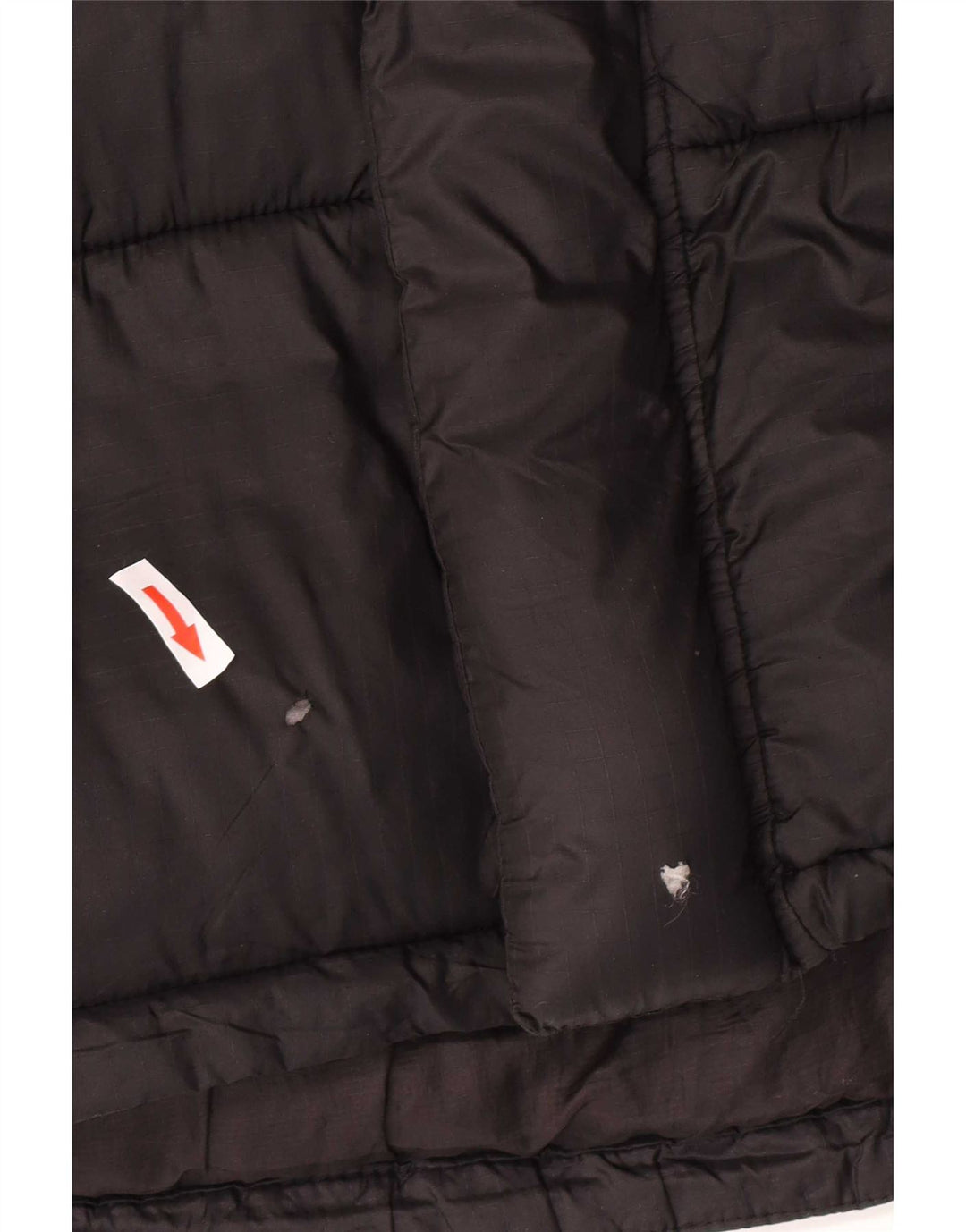 Jaqueta acolchoada masculina Zara UK 38 poliamida preta média