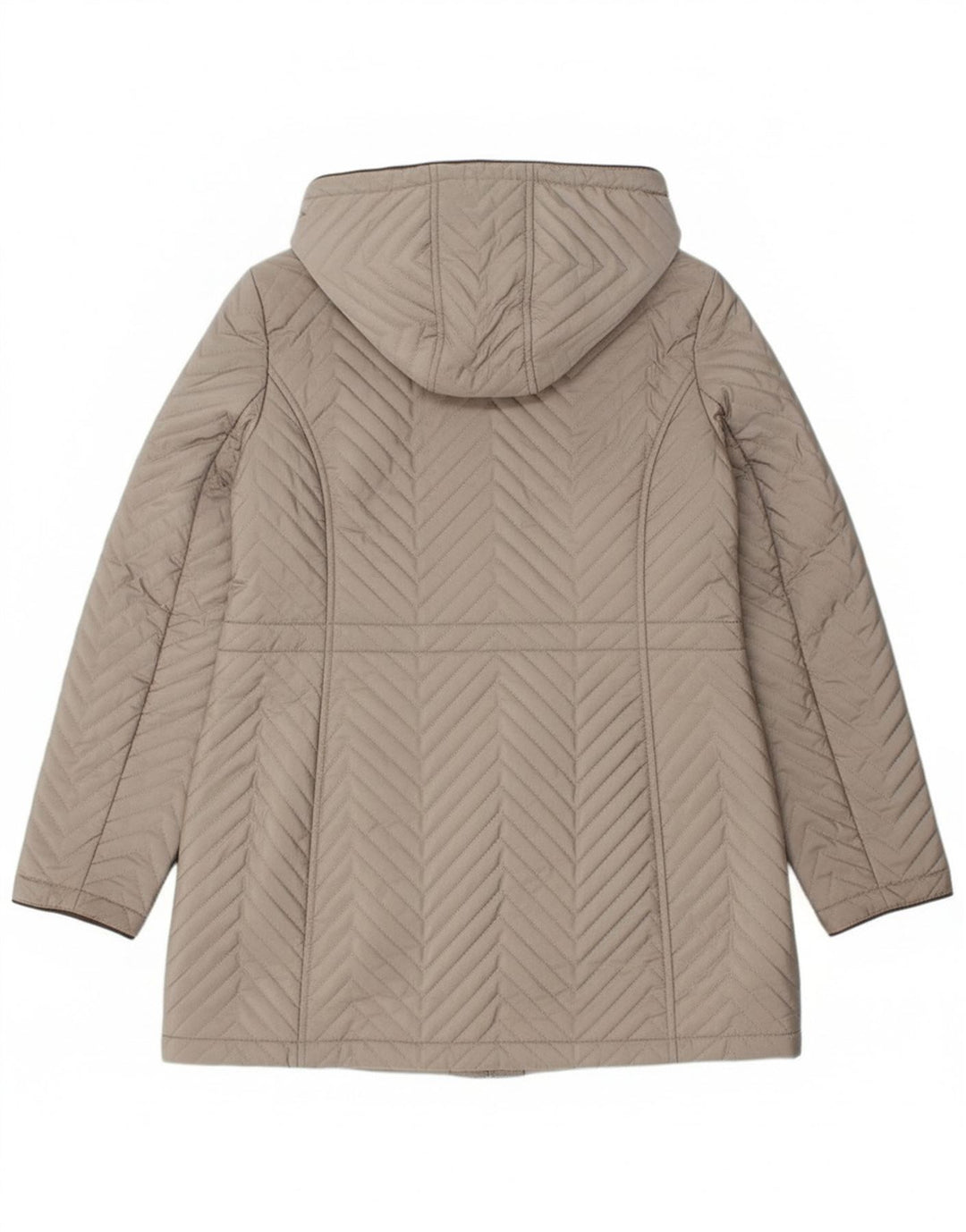 Sobretudo acolchoado feminino Dkny UK 16 grande cinza