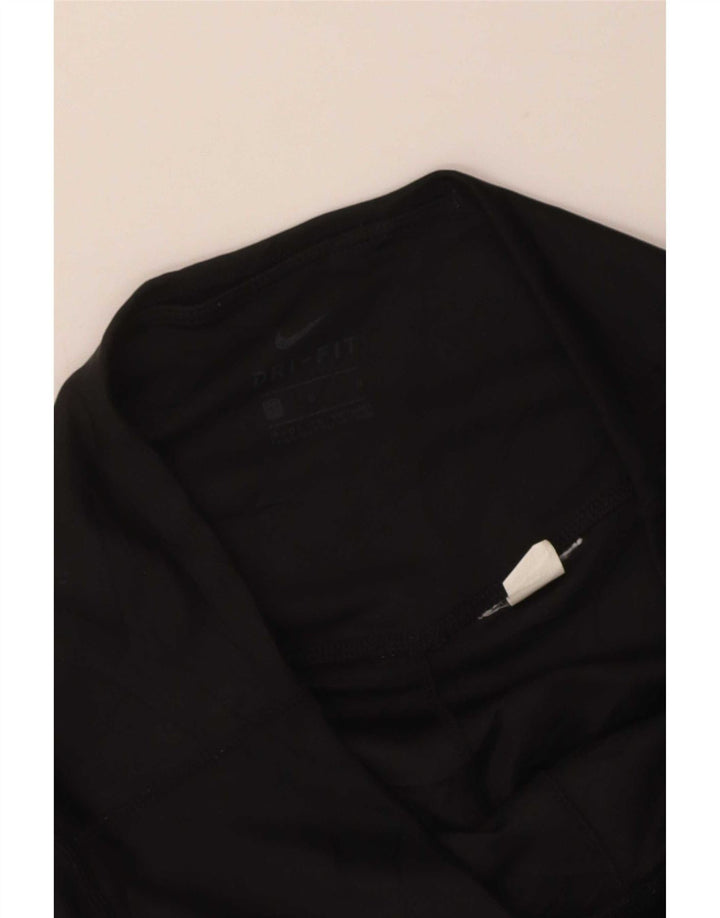 Leggings Nike Dri Fit Graphic Femininas UK 14 Grande Preto