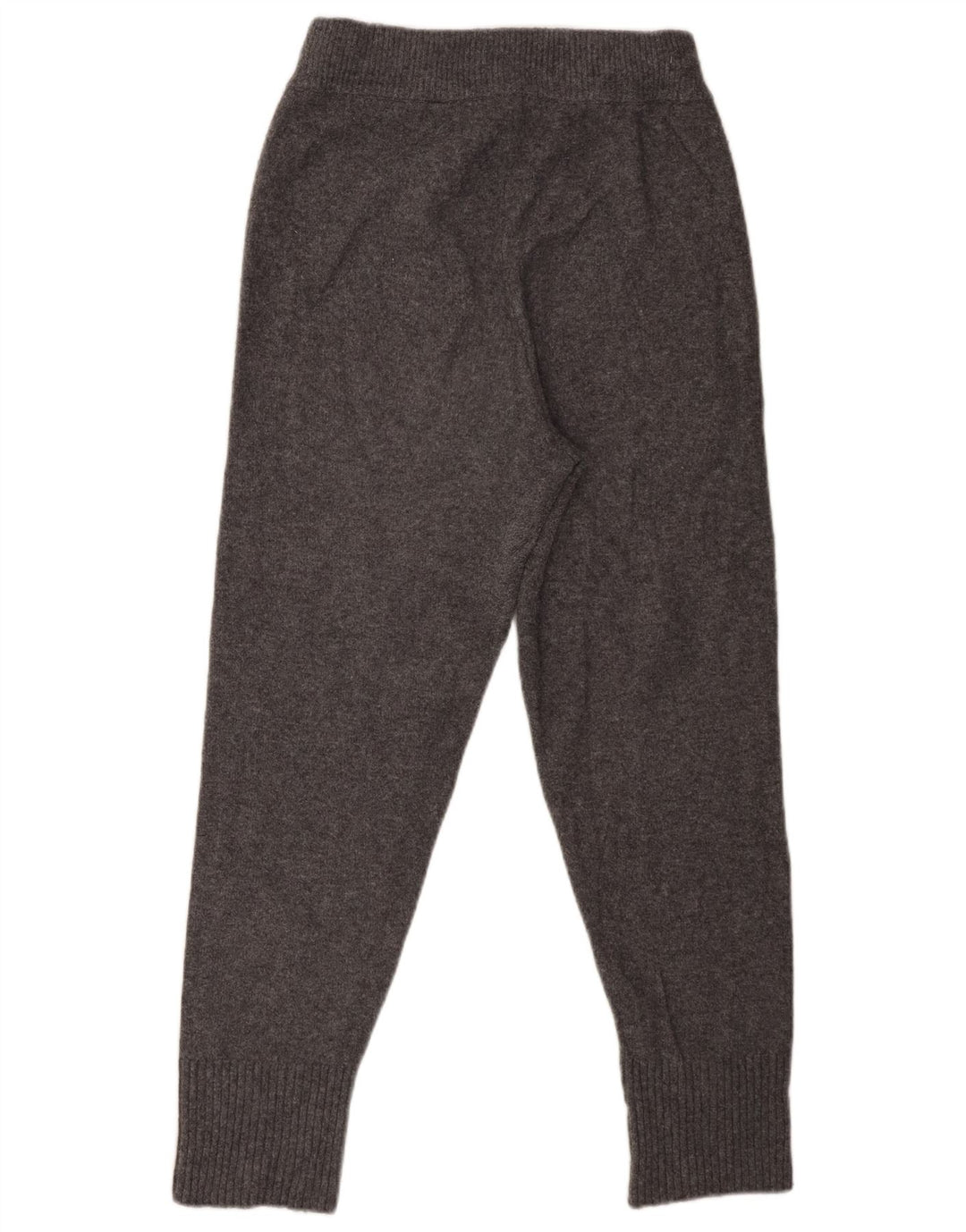 Calça de treino feminina Zara Joggers UK 10 pequeno poliéster cinza