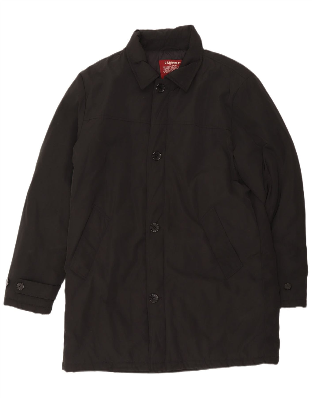 Casaco acolchoado masculino Carrera UK 42 XL poliéster preto