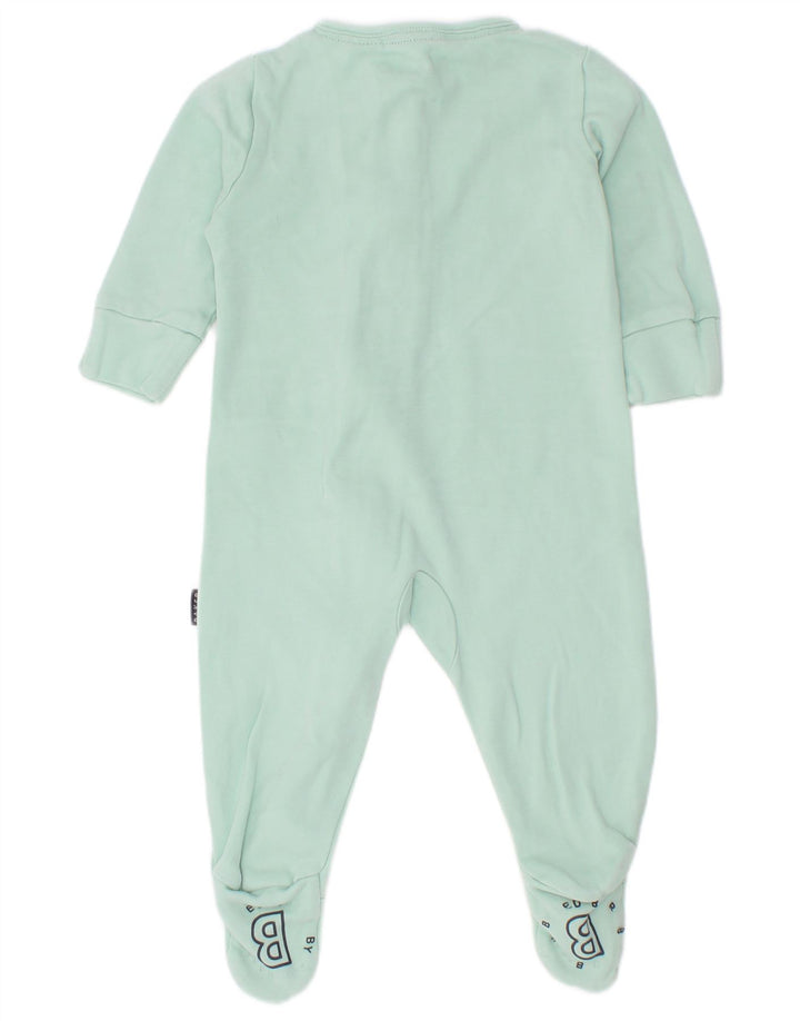 Macacão estampado de manga comprida Ted Baker para bebês meninos 3-6 meses turquesa