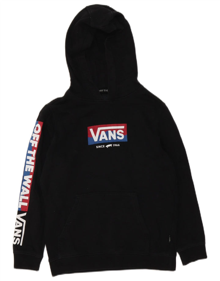Vans Meninos Graphic Hoodie Jumper 8-9 Anos Pequeno Preto