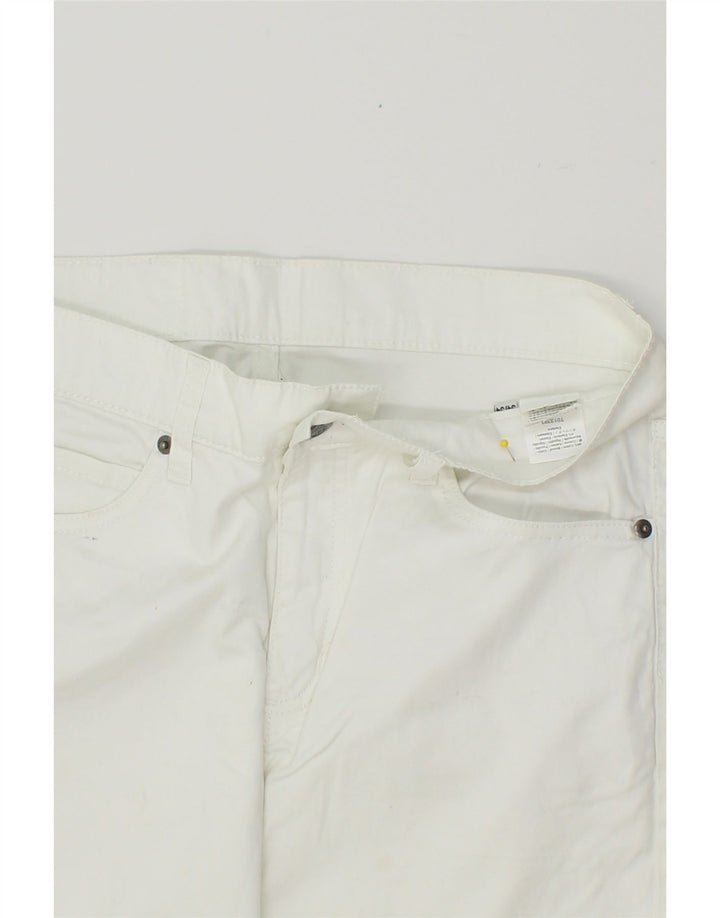 CHEAP MONDAY Womens Slim Casual Trousers W34 L30 White Cotton Vintage Cheap Monday and Second-Hand Cheap Monday from Messina Hembry 