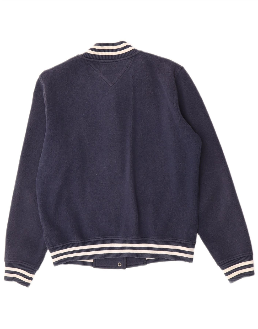 Jaqueta Tommy Hilfiger Feminina Oversized Varsity UK 10 Pequena Azul Marinho