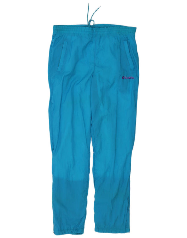 Calça de treino masculina Lotto Joggers grande poliéster azul