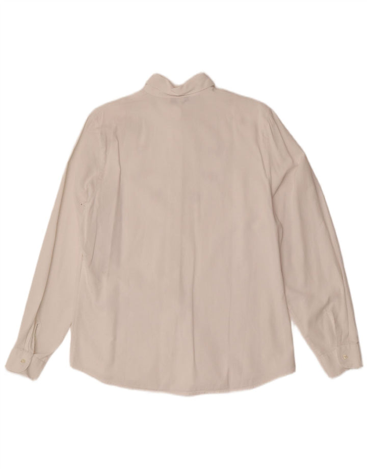 Blusa feminina com estampa gráfica Naracamice Reino Unido 14 médio branco étnico
