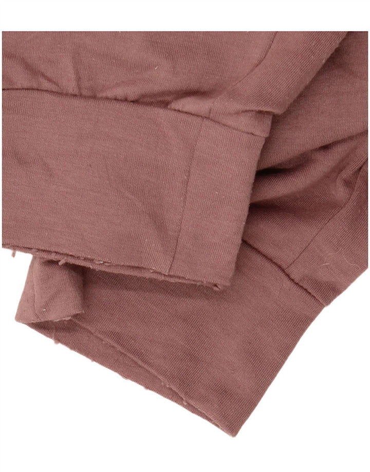 Calça de treino feminina Eddie Bauer Joggers UK 10 poliéster rosa pequeno