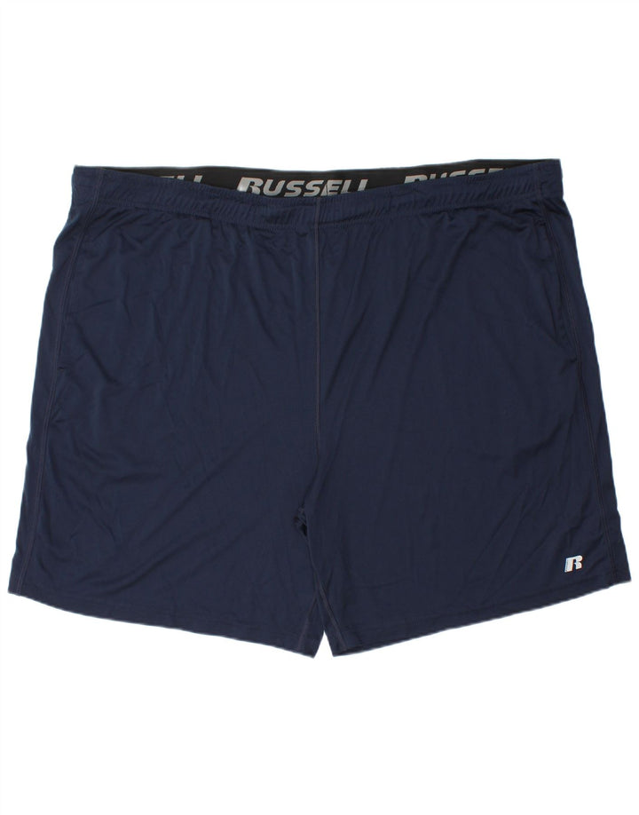 RUSSELL ATLÉTICO Masculino Dri-Power Sport Shorts 2XL Poliéster Azul Marinho