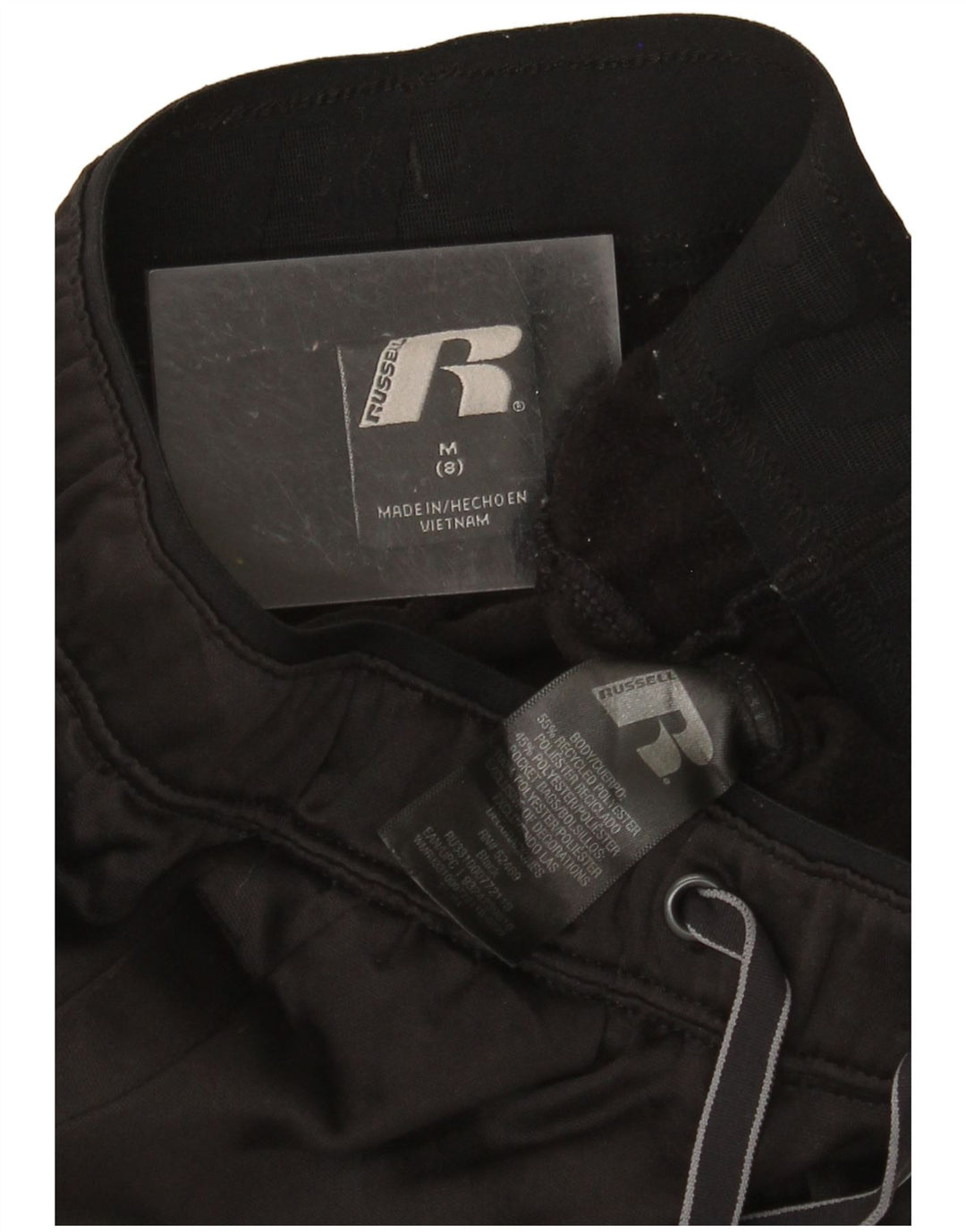 Russell Athletic Boys Calça de treino Joggers 7-8 anos médio preto