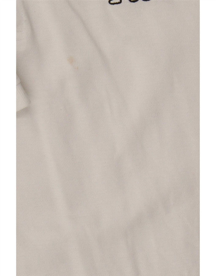 Camisa polo masculina Kappa grande algodão branco