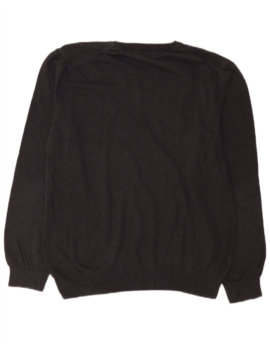 Suéter feminino GANT com decote em V XL algodão cinza