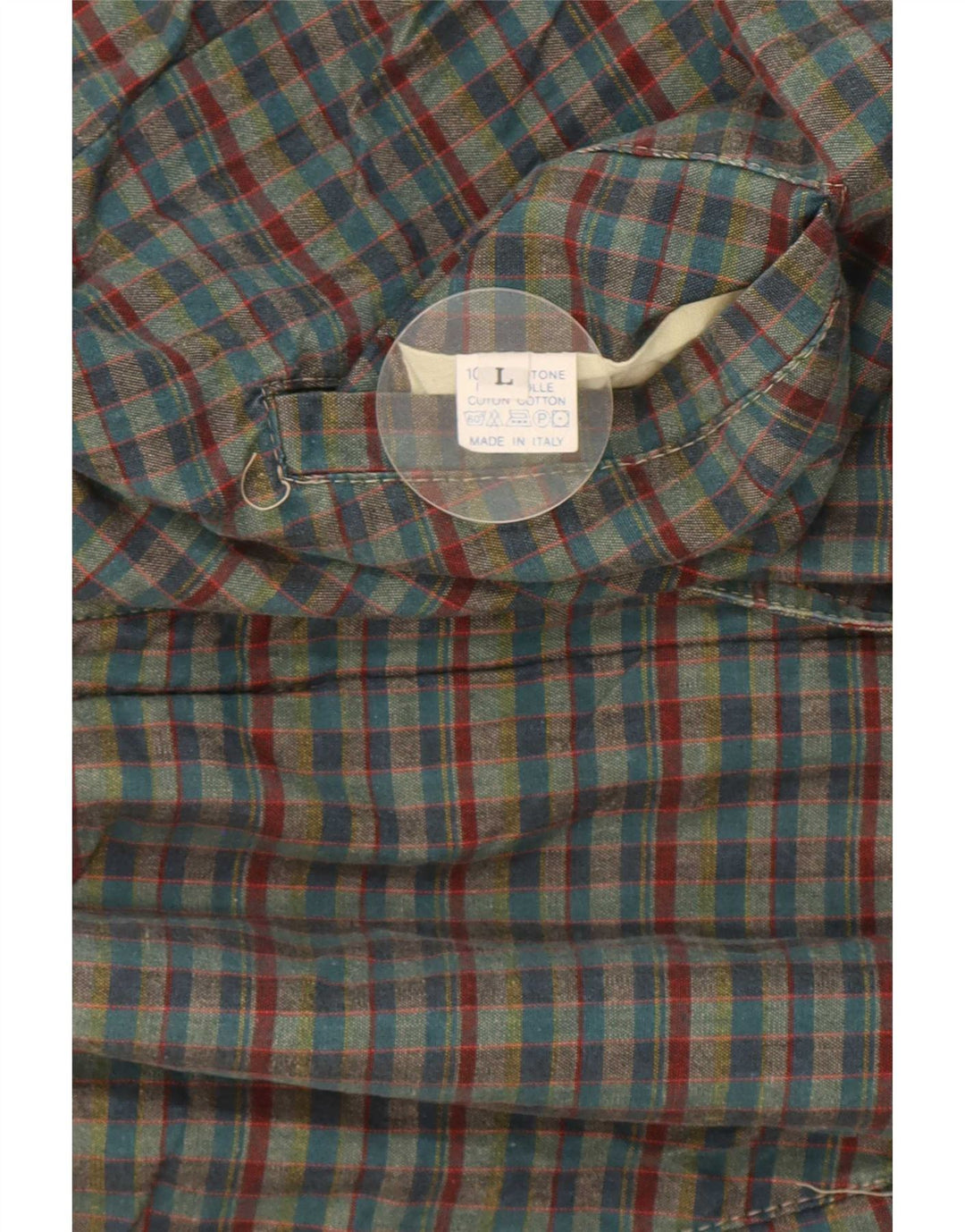 Jaqueta masculina reversível Mash UK 40 grande algodão colorblock bege