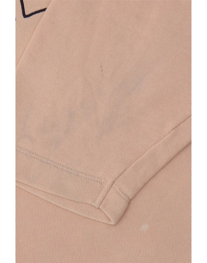 Benetton feminino gráfico oversized moletom jumper Reino Unido 14 médio rosa