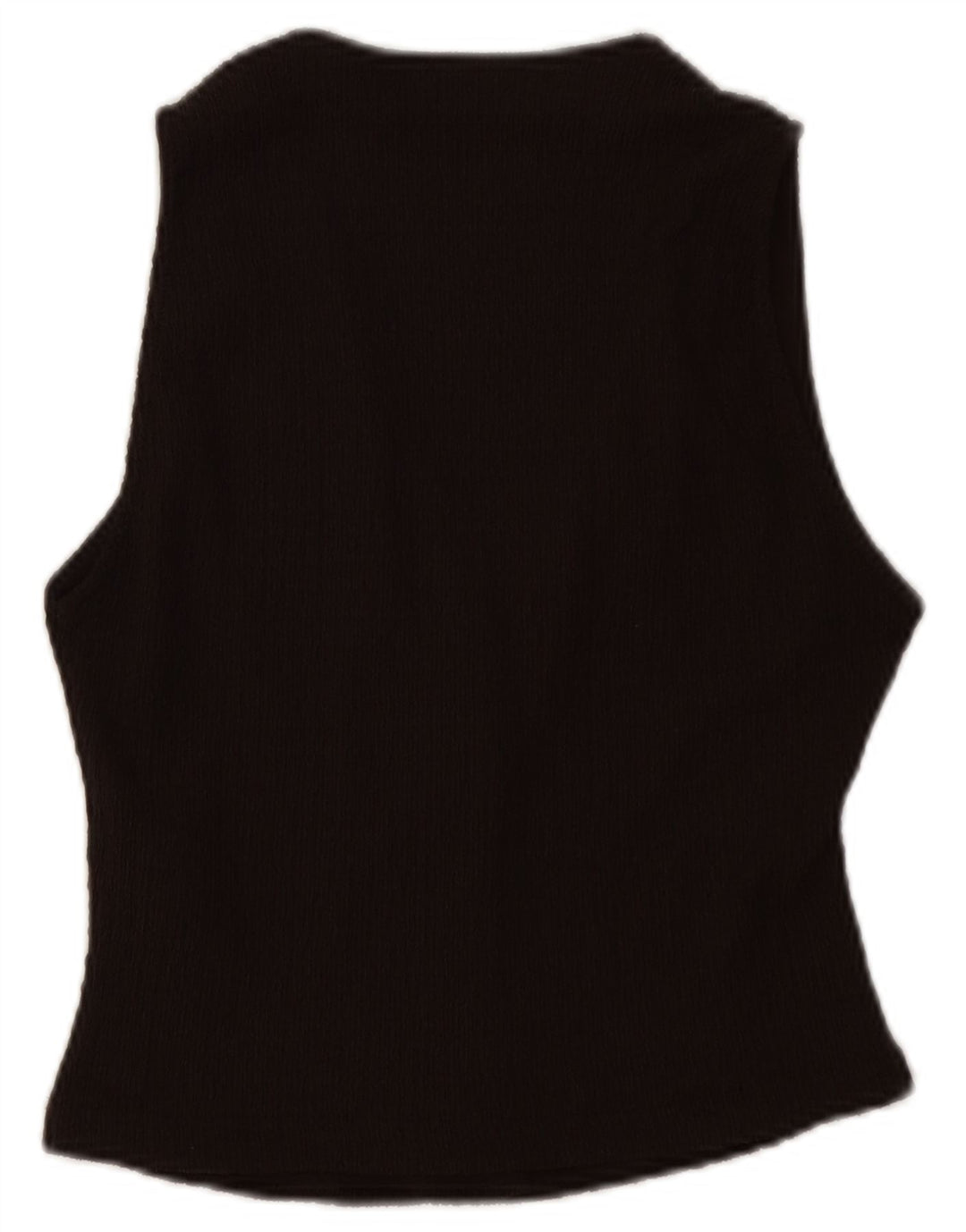 Colete feminino ZARA UK 8 pequeno poliéster marrom