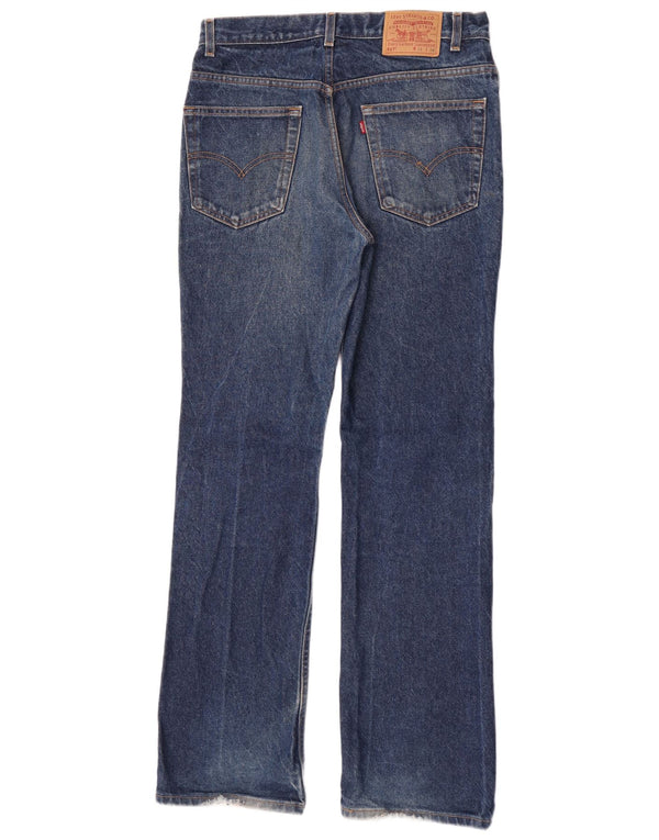 Levi's Masculino 517 Bootcut Jeans W34 L34 Azul Algodão