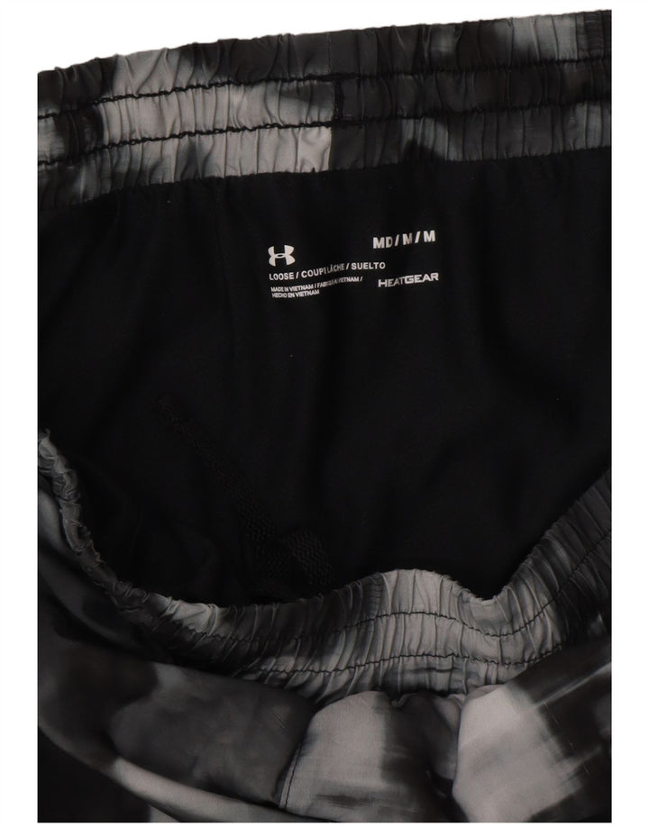 Shorts esportivos femininos UNDER ARMOUR UK 14 cinza médio tie-dye