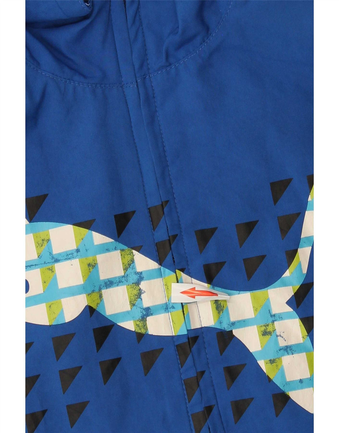 Jaqueta Puma Boys Graphic Tracksuit Top 9-10 Anos Azul Poliéster