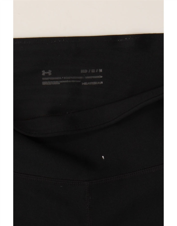 Under Armour Womens Heat Gear Leggings Reino Unido 12 Médio Preto
