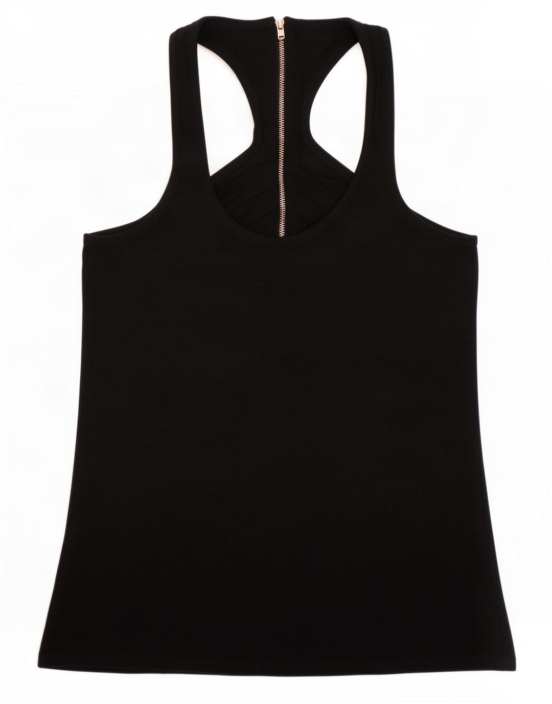 Colete feminino Reiss Top UK 10 pequeno viscose preta