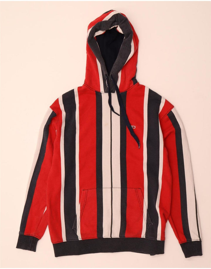 TOMMY HILFIGER Masculino moletom com capuz pequeno algodão listrado multicolorido