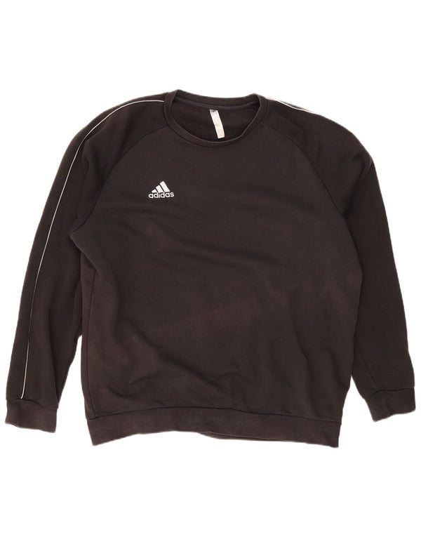 ADIDAS Mens Sweatshirt Jumper XL Preto Algodão