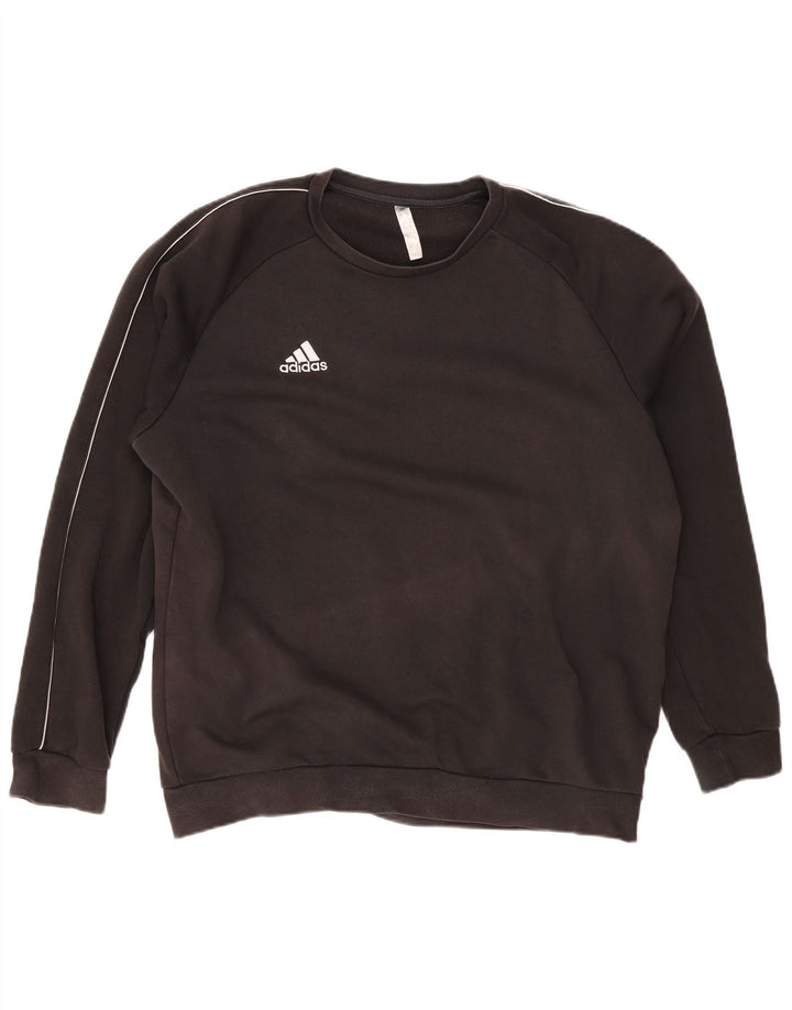 ADIDAS Mens Sweatshirt Jumper XL Preto Algodão
