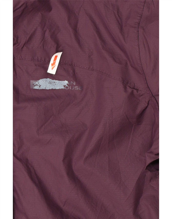 Jaqueta de chuva feminina com capuz Mountain Warehouse UK 12 poliamida roxa média