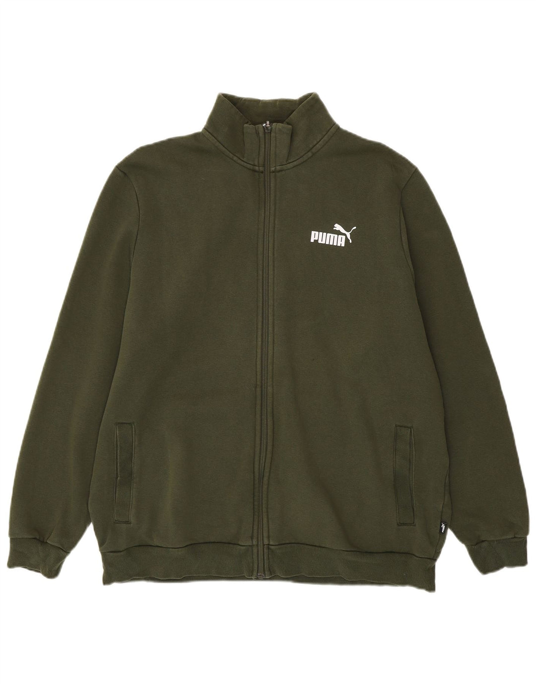 Jaqueta PUMA Masculina de Treino XL Algodão Cáqui