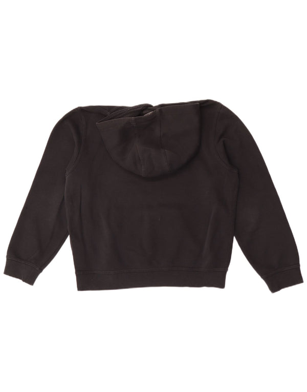 Jumper com capuz Nike Boys 12-13 anos grande algodão preto
