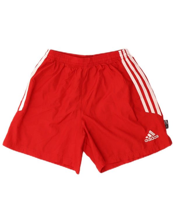 Calções desportivos Adidas Boys Climalite 15-16 anos poliéster vermelho