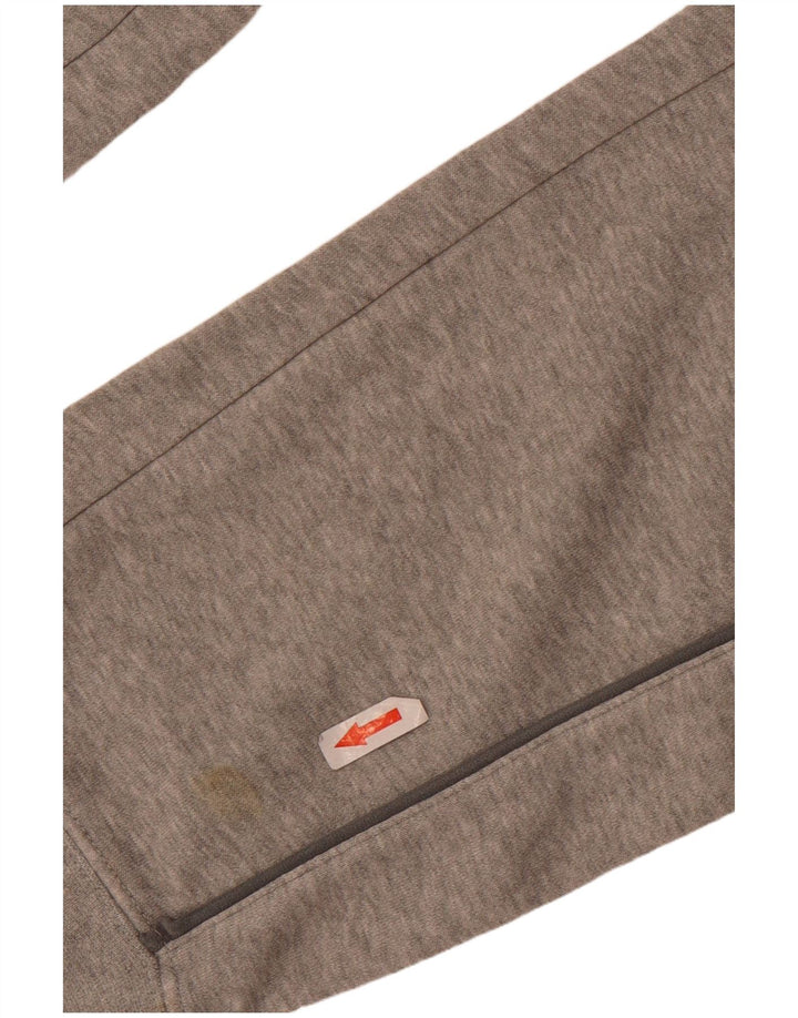 Calça de treino masculina Nike Joggers cinza médio algodão colorblock