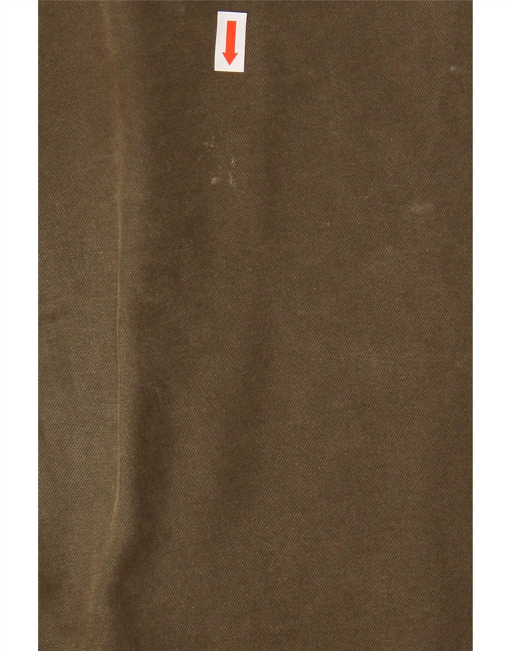 Calça cargo feminina reta BENETTON IT 42 médio W30 L31 algodão cáqui