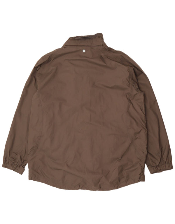 Jaqueta de chuva masculina Mountain Warehouse Reino Unido 42 XL cáqui nylon
